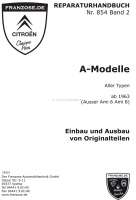 Citroen-2CV - livre en allemand: manuel de réparation Band 2, Aus + Einbau, 2CV4, 2CV6 Bestandteil von 