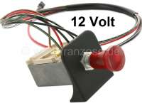 Alle - interrupteur warning universel, 12 volts, 7 pôles, solide, marque Hella. L'interrupteur s