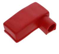 Citroen-2CV - protection caoutchouc pour cosse de batterie, couleur: rouge, longueur: 52mm. largeur: 35m