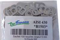 Alle - Ligarex - boucles pour colliers Ligarex 5mm (100 pièces)