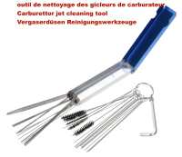 outil de nettoyage des gicleurs de carburateur, indispensable pour l'entretien