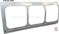 Alle - panneau latéral, Citroën AZU, panneau latéral de caisse arrière gauche, 3 ouvertures d