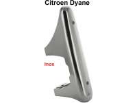 Citroen-2CV - butoir de pare-chocs, Citroën Dyane, en Inox poli, pour pare-choc avant