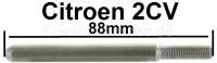 Citroen-2CV - tige de commande réglable entre pédale et maître-cylindre de frein, 2CV, longueur: 88mm