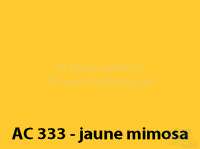 Citroen-2CV - peinture 1000ml, /EDL/AC 333/ 9/78-9/80 Jaune Mimosa, ajouter le durcisseur 20438 (2 x pei