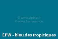 Peugeot - peinture 1000ml, / EPW / GNW /9/84-9/85 Bleu des Tropiques, ajouter le durcisseur 20438 (2
