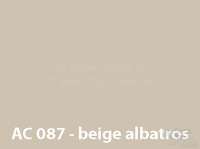 Peugeot - peinture 1000ml, / GCA / AC 087 / 9/71-9/73 Beige Albatros, ajouter le durcisseur 20438 (2