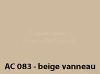 Peugeot - peinture 1000ml, / GDT / AC 083 / 9/74-9/76 Beige Vanneau, ajouter le durcisseur 20438 (2 