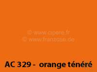 Alle - peinture en bombe 400ml / AC 329 Orange Ténéré; 9/73 - 9/76; conservation: 6 mois max.