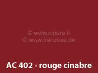 citroen 2cv peinture en bombe 400ml ac 402 rouge cinabre P20388 - Photo 1