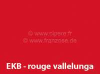 Peugeot - peinture en bombe 400ml / EKB / GKB / AC 448 Rouge Vallelunga; 9/82 - fin; conservation: 6