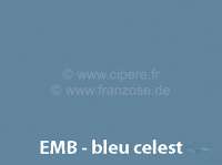 Alle - peinture en bombe 400ml / EMB AC 575 Bleu Celeste; 9/85 - fin; conservation: 6 mois max.