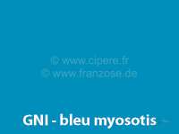 Citroen-2CV - peinture en bombe 400ml / GNI / AC 645 Bleu Myosotis; 9/76 - 9/79; conservation: 6 mois ma