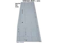 Citroen-DS-11CV-HY - plancher latéral gauche, 2CV jusque 1970 (16ch.DIN), plancher sans renfort, réglage du s