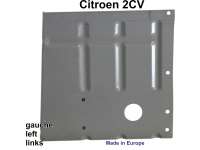 Citroen-2CV - tôle de réparation partielle de plancher (1/3 avant gauche), 2CV, AK, longueur 31 cm, t