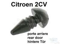 Citroen-2CV - bouchon plastique sur charnière de porte arrière en haut, 2CV