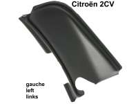 Citroen-2CV - charnière de porte, Citroën 2CV, couvercle protecteur plastique sur charnière sup. de p