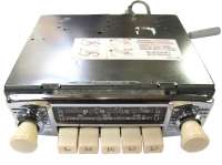 Citroen-2CV - autoradio Blaupunkt Radio Frankfurt, ivoire, 6+12 volts, avec façade chromé, rénové, g