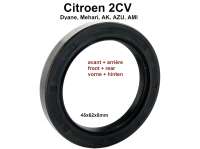 citroen 2cv roulements roue bague detancheite roulement dimensions 45x62x08mm 2 P12002 - Photo 1