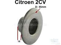 Citroen-DS-11CV-HY - embase de poignée ext. de porte avant + arriere, 2CV, AZU, AK, diam. ext. env. 45mm , pro