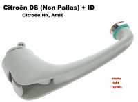 citroen 2cv serrurerie porte poignee int droite en plastique gris ds pallas id 1957 P38681 - Photo 1