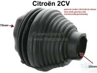 Citroen-2CV - soufflet de cardan, Citroën 2cv, gaine côté boîte de vitesse, livré sans colliers ni 