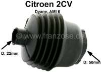 soufflet de cardan, Citroën 2cv, gaine côté roue avec colliers et graisse  pour 1 cardan, 2cv dernier modèle jusque f