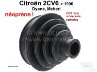 Sonstige-Citroen - soufflet de cardan, Citroën 2CV, gaine côté roue en matériau néoprène très souple e