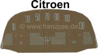 citroen 2cv tableau bord indicateurs compteur vitesse vitre hy P17543 - Photo 1