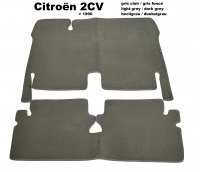 citroen 2cv tapis sol 121967 a 1990 moquette velours gris clair un P18298 - Photo 1
