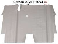 citroen 2cv tapis sol en caoutchouc 1977 gris clair P18367 - Photo 1