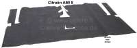 Citroen-2CV - tapis de sol en caoutchouc arrière, Ami 8, refabrication