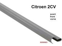 Citroen-2CV - protecteur plastique sur traverse de toit, Citroën 2cv, pour traverse milieu, refabricati