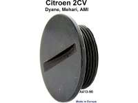 Citroen-2CV - axe de pivot, Citroën 2CV, bouchon vissé sous les axes de pivot, refabrication, n° d'or