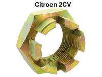 Citroen-2CV - écrou à créneaux pour cardan, Citroën 2CV, GS, refabrication, couple de serrage: 343-3