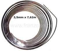 Alle - tube de frein cuivre-nickel 3,5mm, longueur 7,62 m, sans raccord (tube hydraulique)