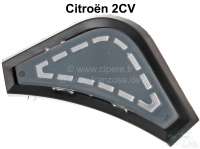 Citroen-2CV - couvercle de moyeu, Citroën 2CV, enjoliveur gris pour volant Quillery à 2 branches, refa