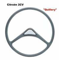 citroen 2cv volants colonnes direction volant quillery couleur bleu type en bakelite comme P18923 - Photo 1