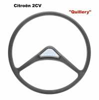 citroen 2cv volants colonnes direction volant quillery couleur noir type en bakelite comme P18920 - Photo 1