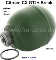 Sonstige-Citroen - sphère de suspension arrière, Citroën CX GTI et break, n° d'origine 95631258