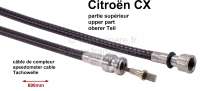 Sonstige-Citroen - câble de compteur, Citroën CX boîte 4 vitesses, partie sup., longueur 690mm, n° d'orig