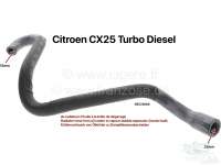 Alle - durite de refroidissement, Citroën CX 25 Turbo Diesel, du radiateur d'huile à la boîte 