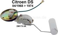 Alle - jauge d'essence, Citroën DS, 12 volt, montage dans réservoir d'origine à partir de 04.1
