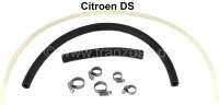 Citroen-DS-11CV-HY - réservoir d'essence, Citroën DS, kit durites et colliers pour raccordement de la durite 