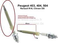 Alle - rallonge de bougie, Peugeot 403, 404, 504, Renault R16, remplace la tige d'origine sur Cit