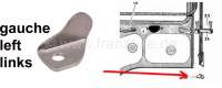 citroen ds 11cv hy arretoir inferieur charniere porte gauche P48298 - Photo 1