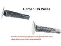 Citroen-DS-11CV-HY - enjoliveur, Citroën DS Pallas, agrafes (2 pièces) pour fixation de la tôle de protectio