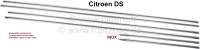 Citroen-2CV - jeu de baguettes fines, Citroën DS Pallas, 6 baguettes supérieures comme d'origine, en I