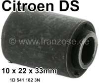 Citroen-DS-11CV-HY - bague silenbloc sur biellette de direction int., DS, l'unité, 10x22x33mm