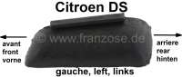 Citroen-DS-11CV-HY - caoutchouc du montant milieu gauche, Citroën DS, garniture d'étanchéité infér. entre 
